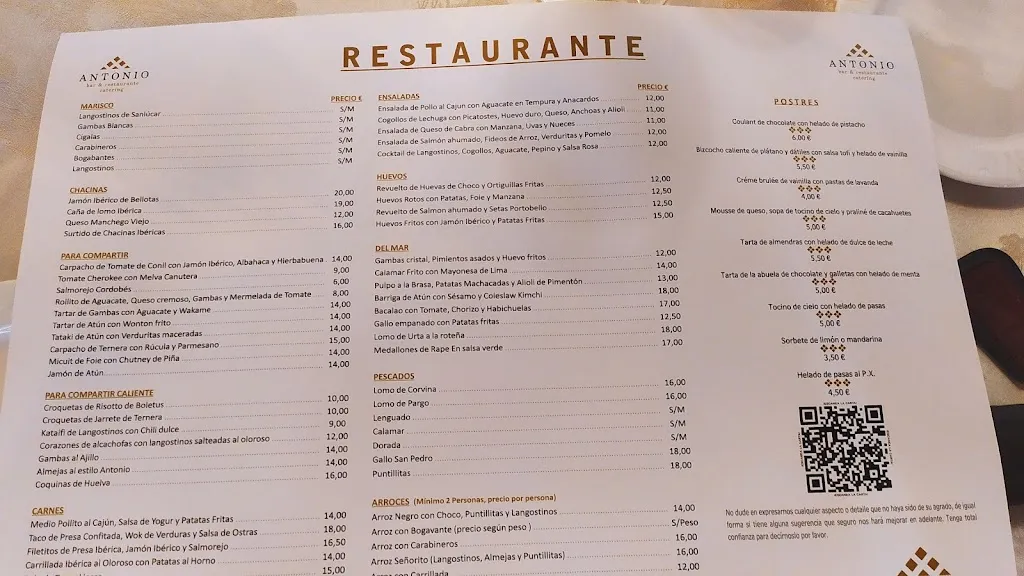 Menu_Restaurante Antonio_Jerez de la Frontera_image_3