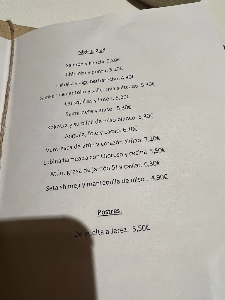 Menu_Akase_Jerez de la Frontera_image_1