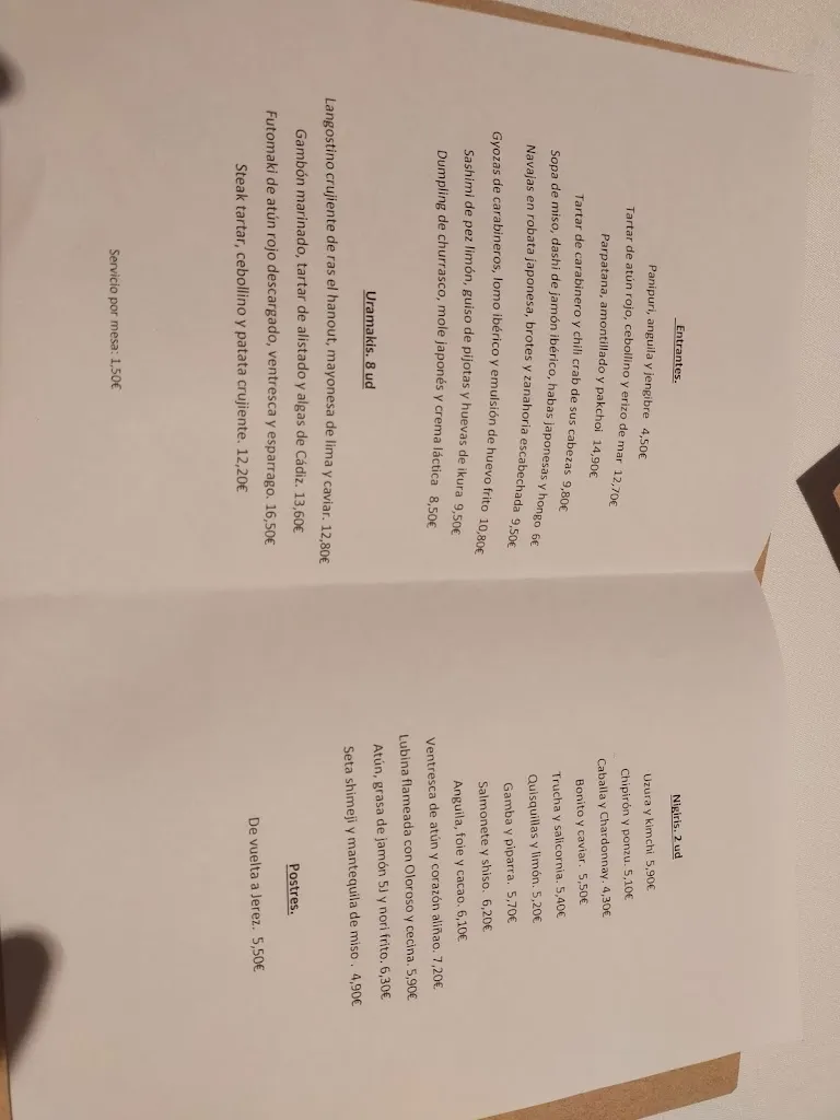 Menu_Akase_Jerez de la Frontera_image_3