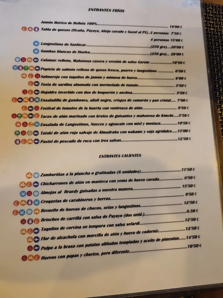 Menu_Restaurante CalaMar Jerez_Jerez de la Frontera_image_1