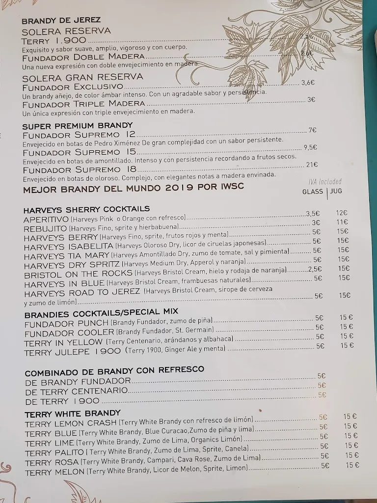 Menu_Casa Fundador Restaurante_Jerez de la Frontera_image_4