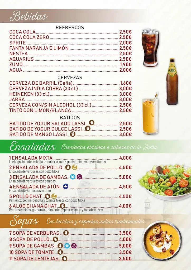 Menu_Indian Restaurant Sabor Hindú_Jerez de la Frontera_immagine_1