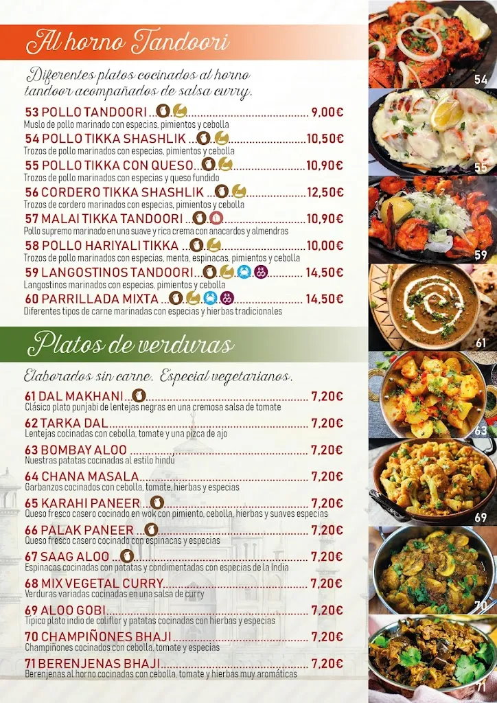 Menu_Indian Restaurant Sabor Hindú_Jerez de la Frontera_immagine_2