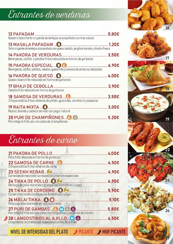 Menu_Indian Restaurant Sabor Hindú_Jerez de la Frontera_immagine_3