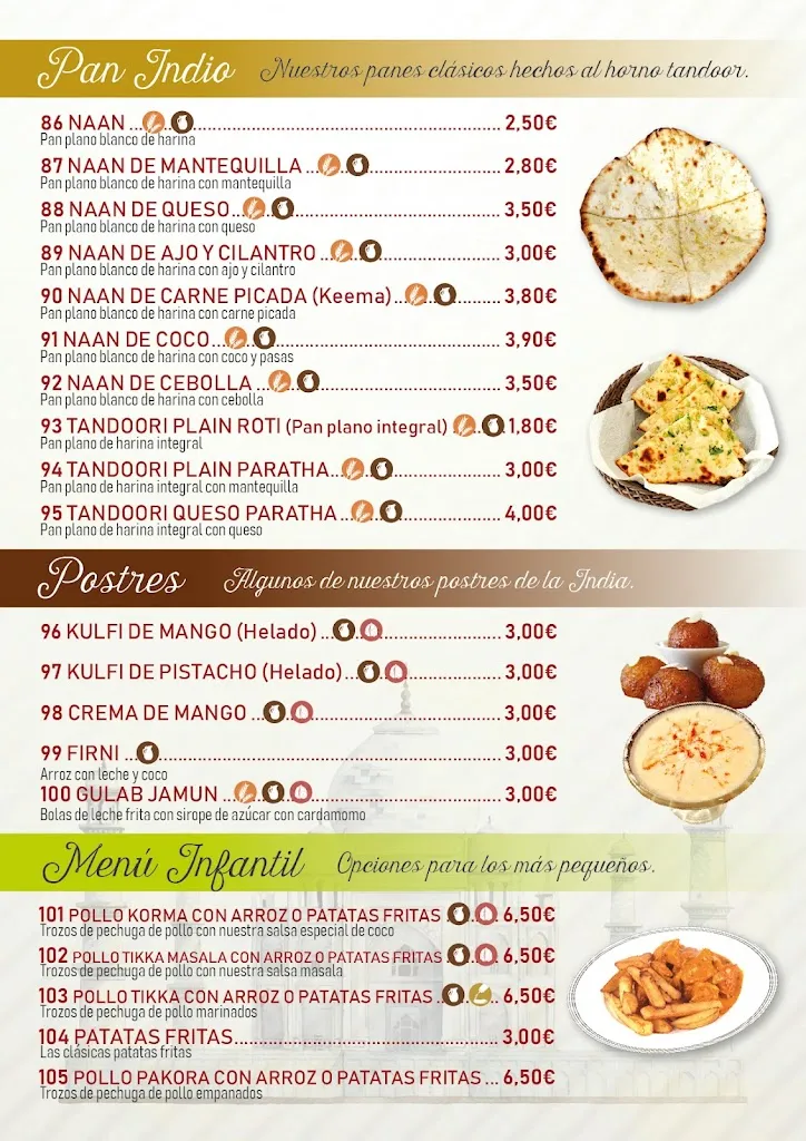 Menu_Indian Restaurant Sabor Hindú_Jerez de la Frontera_immagine_4