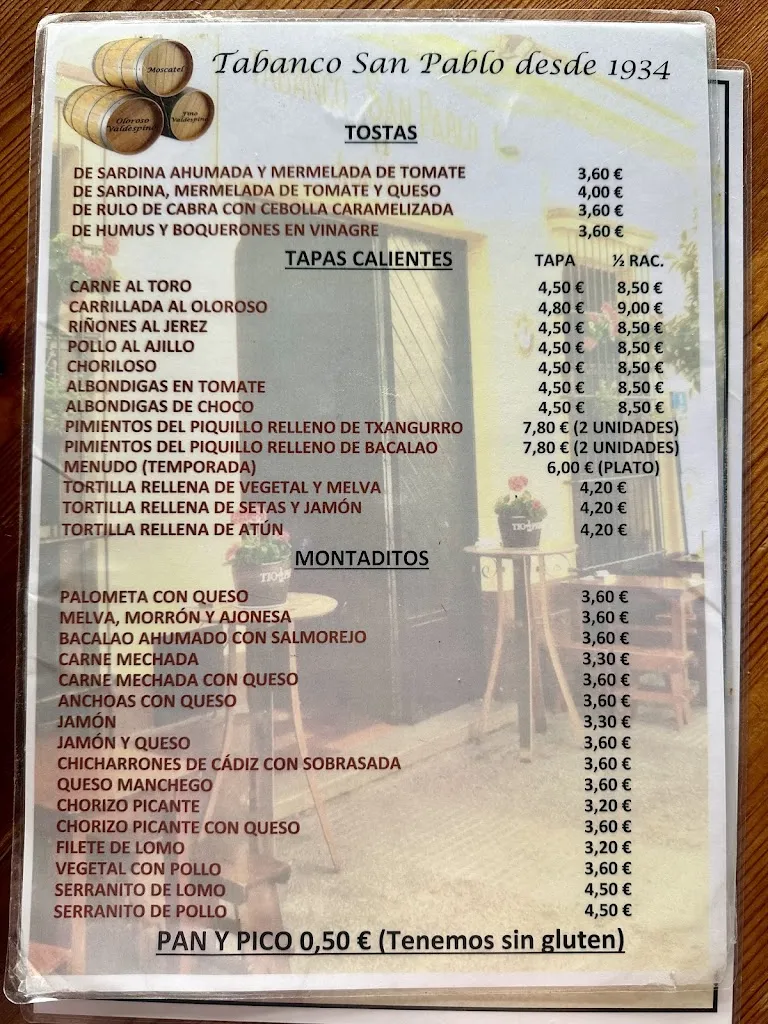 Menu_Tabanco San Pablo_Jerez de la Frontera_image_4