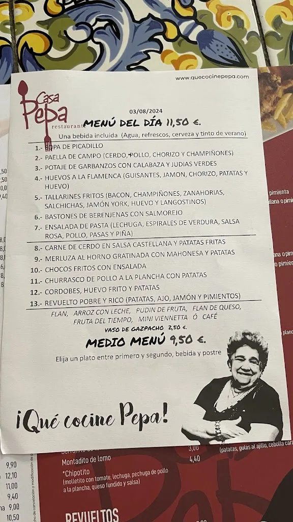 Menu_Restaurante Casa Pepa_Jerez de la Frontera_image_4