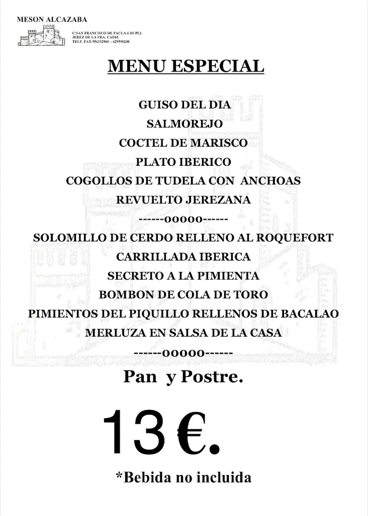 Menu_Restaurante Alcazaba_Jerez de la Frontera_image_4