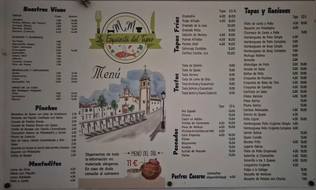 Menu_La Esquina Del Tapeo_Prado del Rey_immagine_3