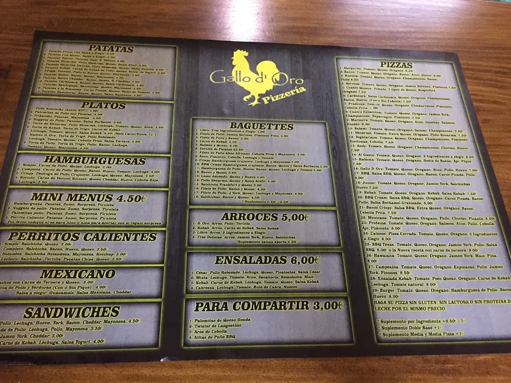 Dico van Dissel_Gallo D´Oro Pizza & Burgers_Prado del Rey_review