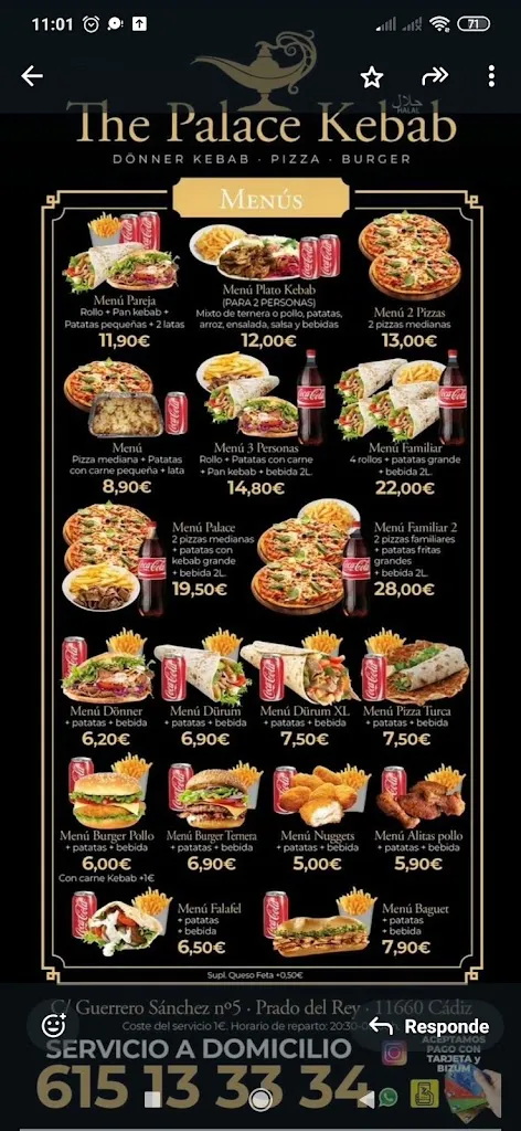 Menu_The Palace kebab_Prado del Rey_image_1