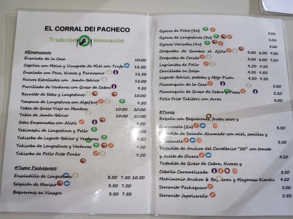 Menu_El Corral de la Pacheca_Olvera_image_1