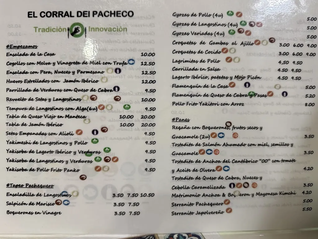 Menu_El Corral de la Pacheca_Olvera_image_3