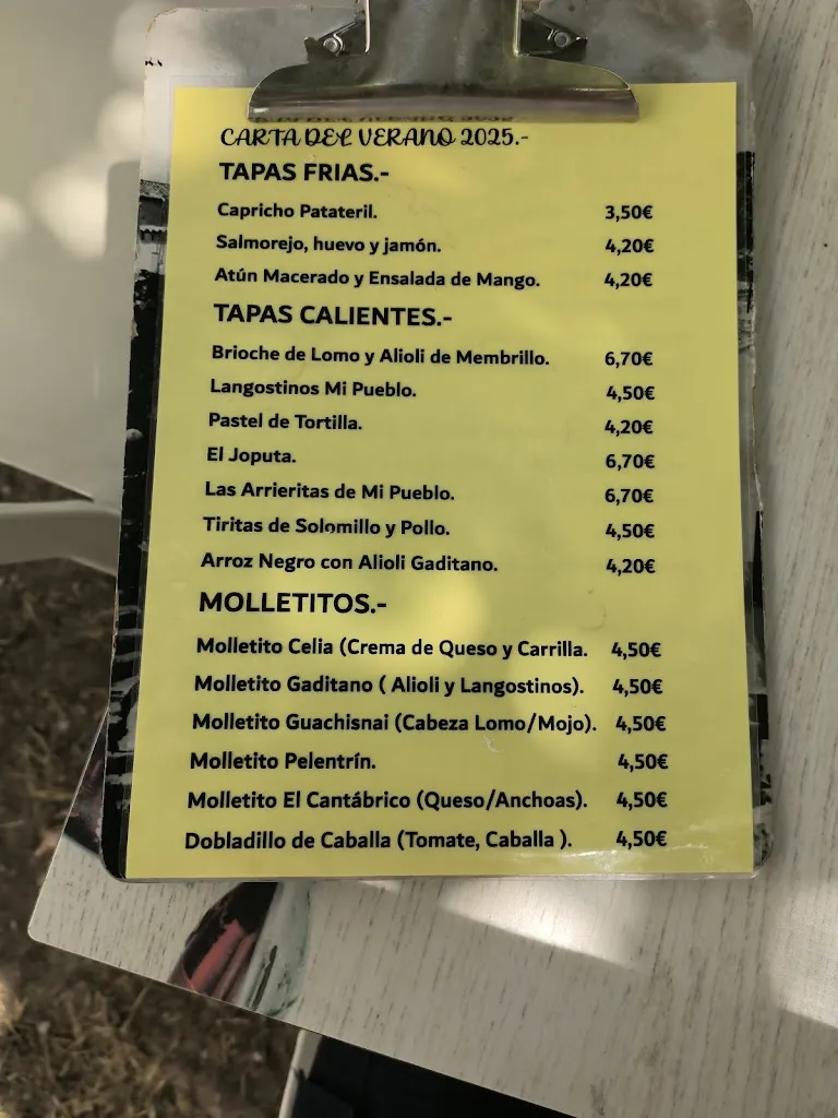 Menu_Bodeguita Mi Pueblo_Olvera_image_1