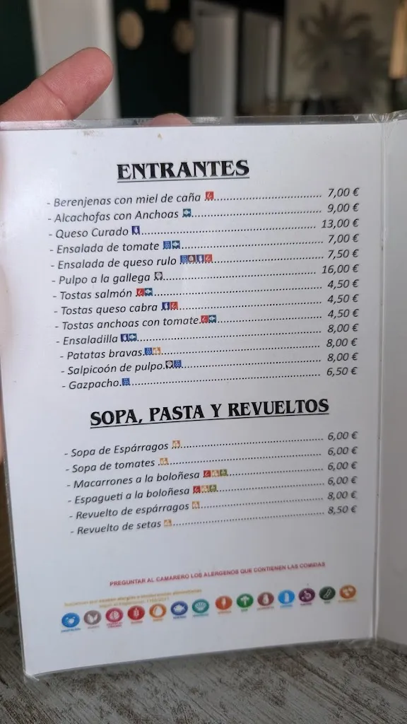Menu_El jardin Bar-Restaurante_Olvera_immagine_1