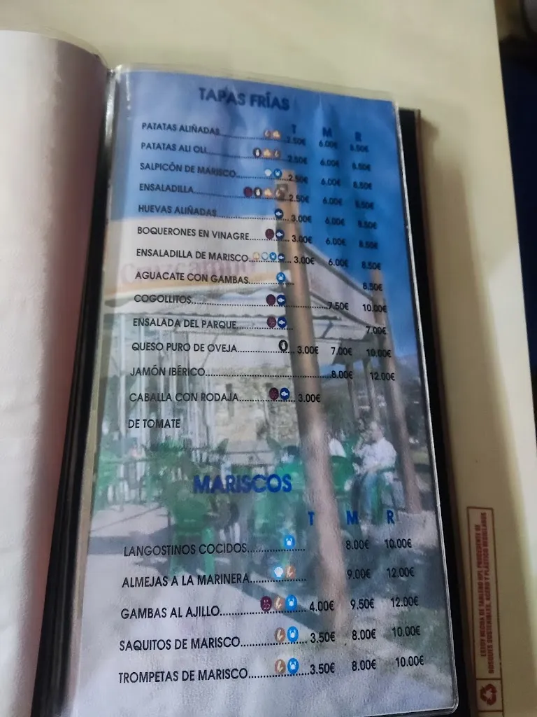 Menu_Bar El Parque_Olvera_image_3