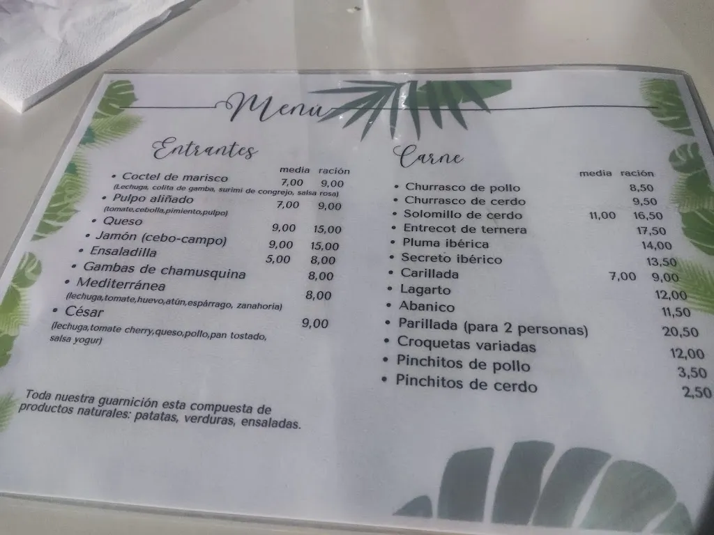 Menu_Bar Restaurante la Piscina_Olvera_image_3