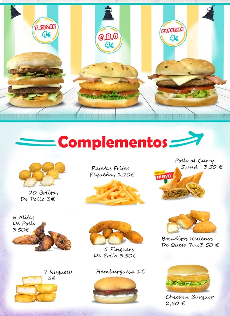 Menu_The New Burguer_Puerto Serrano_image_4