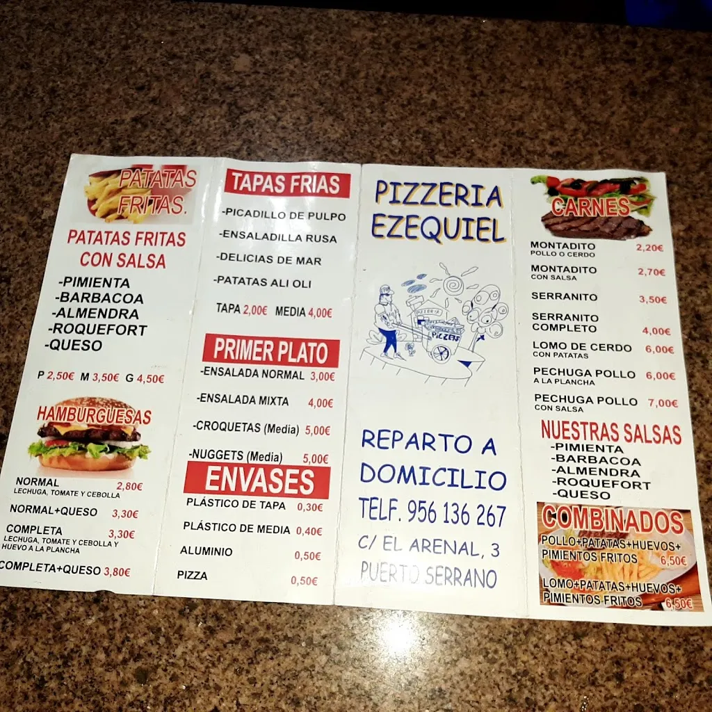 Menu_Pizzeria Ezequiel_Puerto Serrano_immagine_1