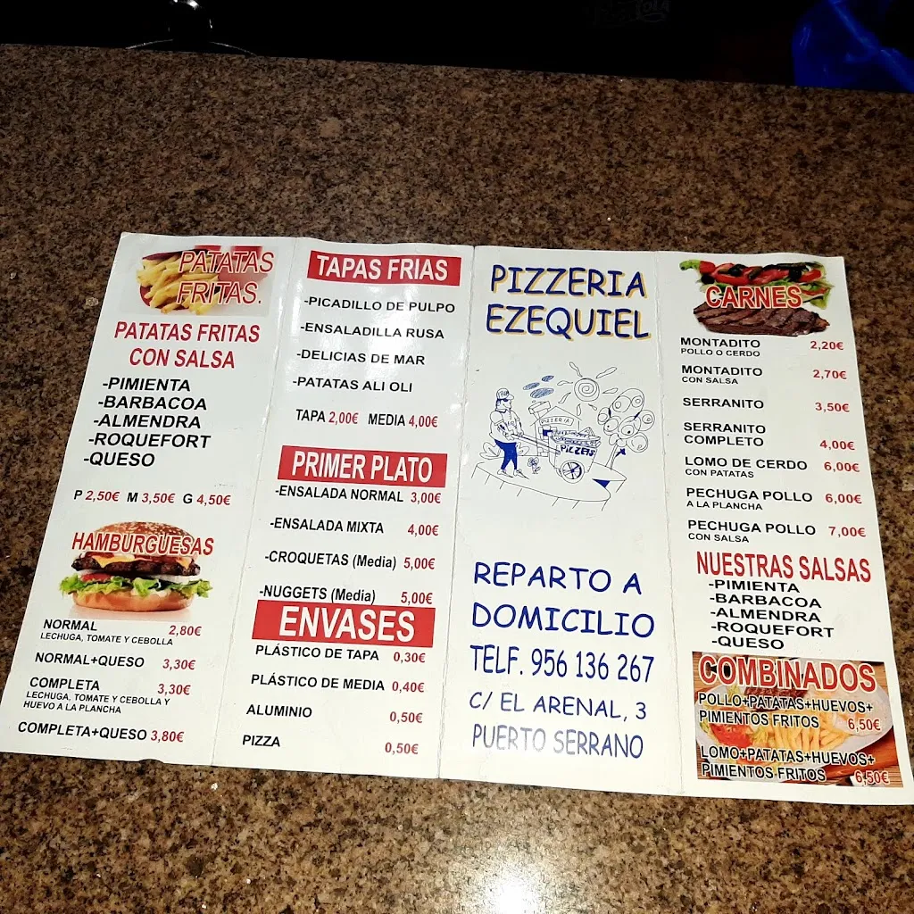 Menu_Pizzeria Ezequiel_Puerto Serrano_immagine_2