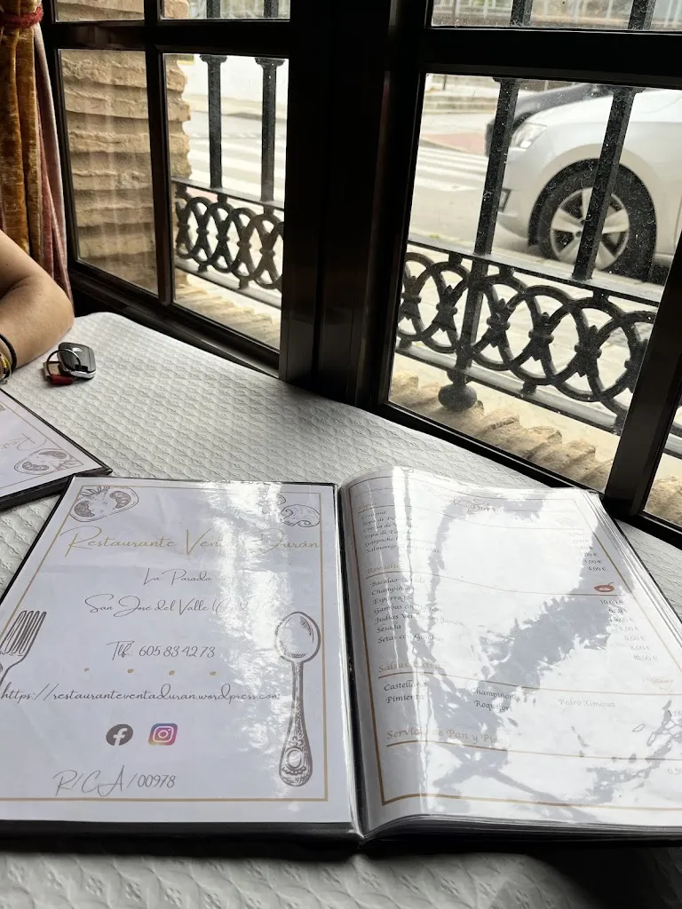 Menu_Venta Durán_San José del Valle_image_1