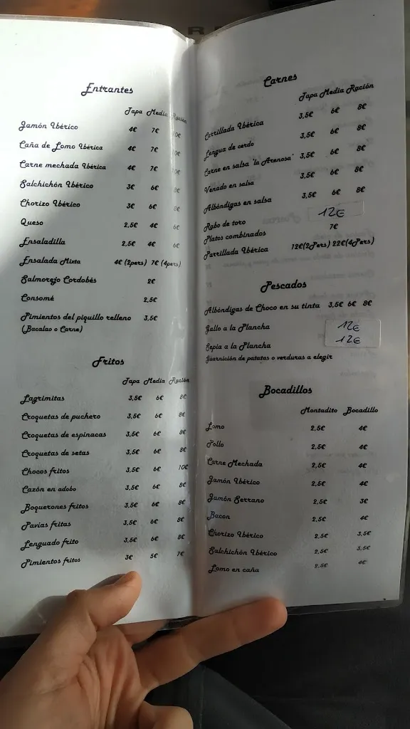 Menu_Venta la Arenosa_San José del Valle_image_1