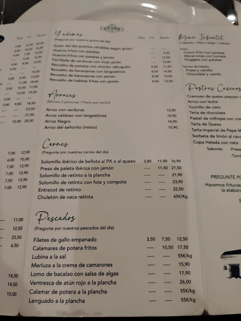 Menu_Restaurante Bar Jamón_Puerto de Santa María El_immagine_3