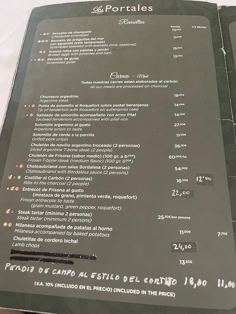 Menu_Restaurante Los Portales_Puerto de Santa María El_immagine_2