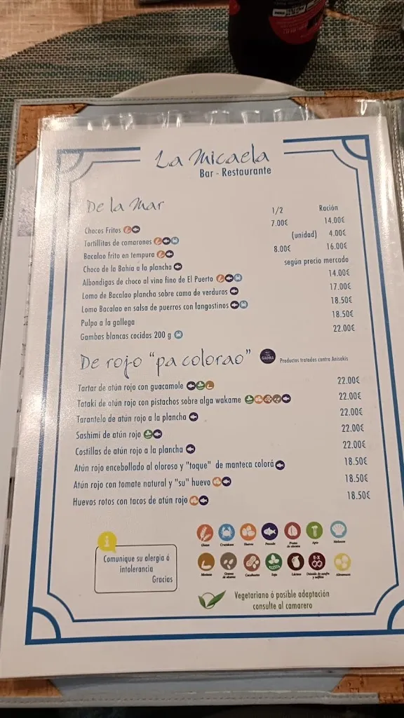 Menu_La Micaela Tapas-Bar_Puerto de Santa María El_image_1
