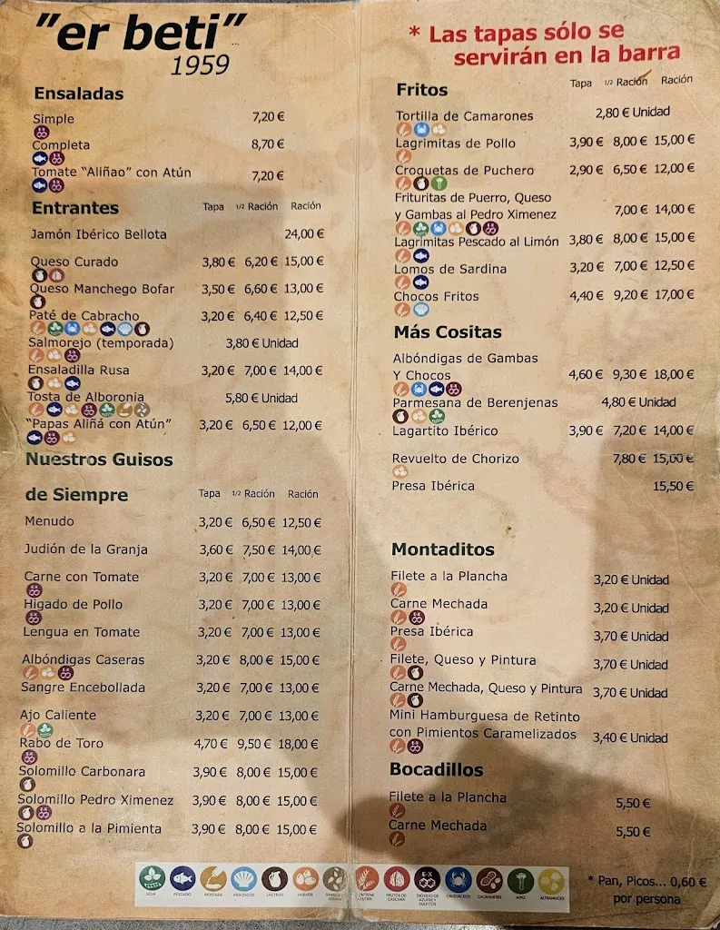 Menu_Bar Er Beti_Puerto de Santa María El_image_1