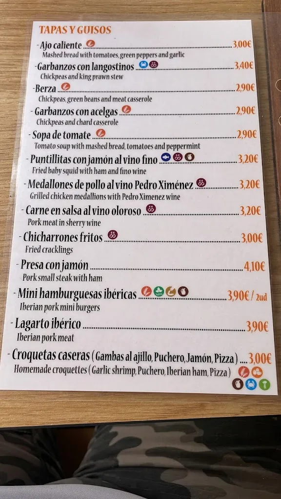 Menu_Taberna La Mezquita_Puerto de Santa María El_image_1