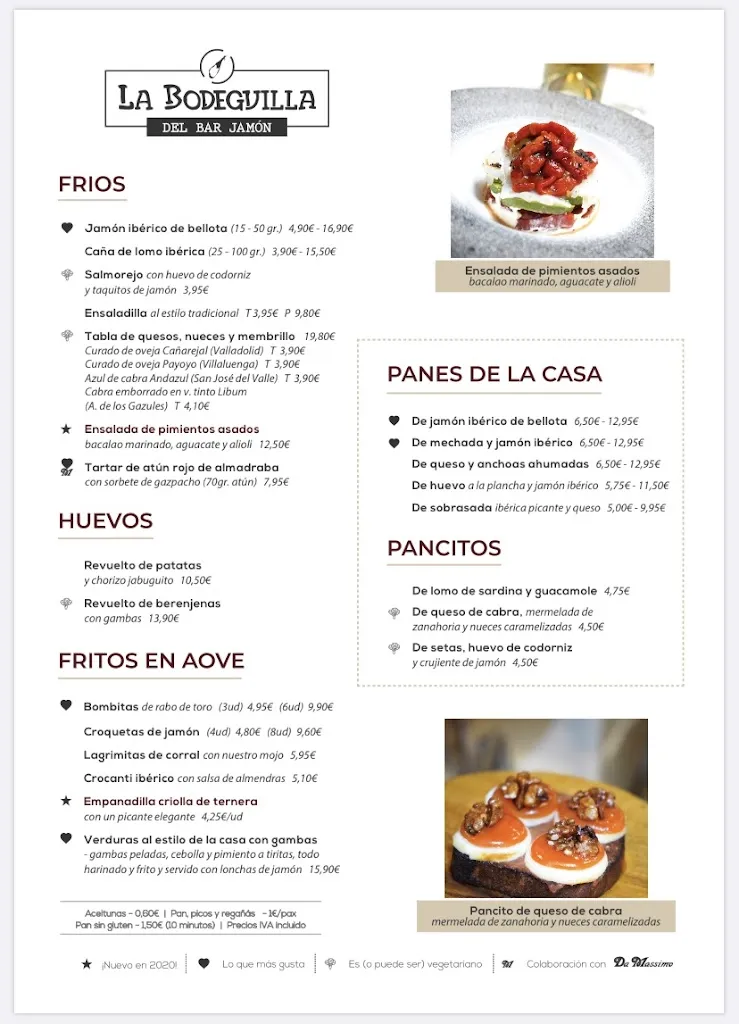 Menu_La Bodeguilla del Bar Jamón_Puerto de Santa María El_immagine_2