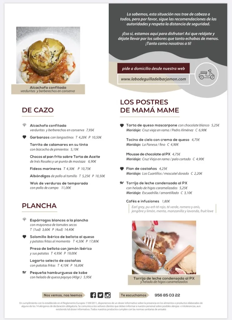 Menu_La Bodeguilla del Bar Jamón_Puerto de Santa María El_immagine_3