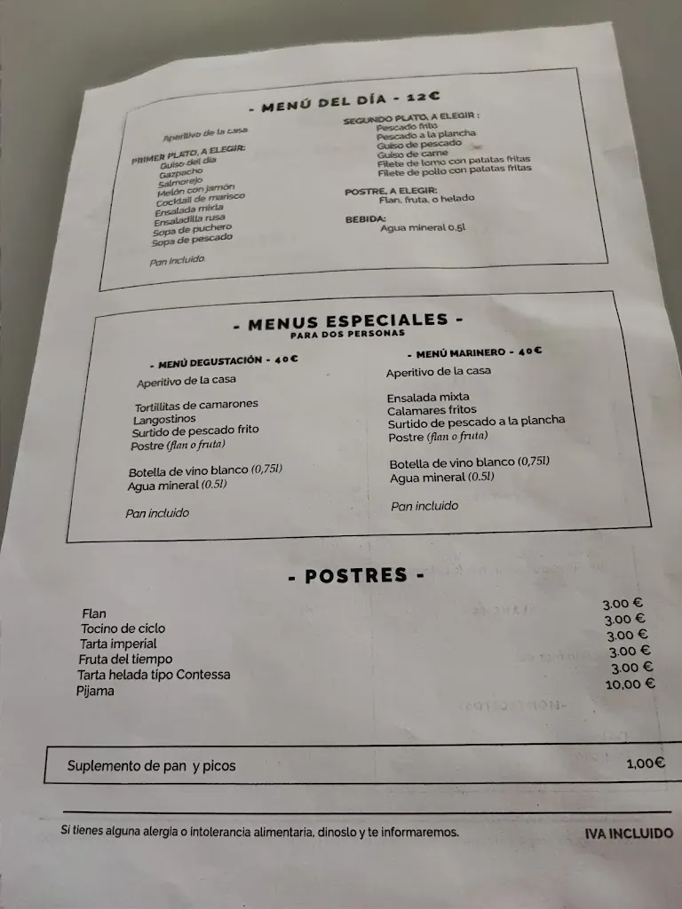 Menu_Bar Santa María_Puerto de Santa María El_image_1