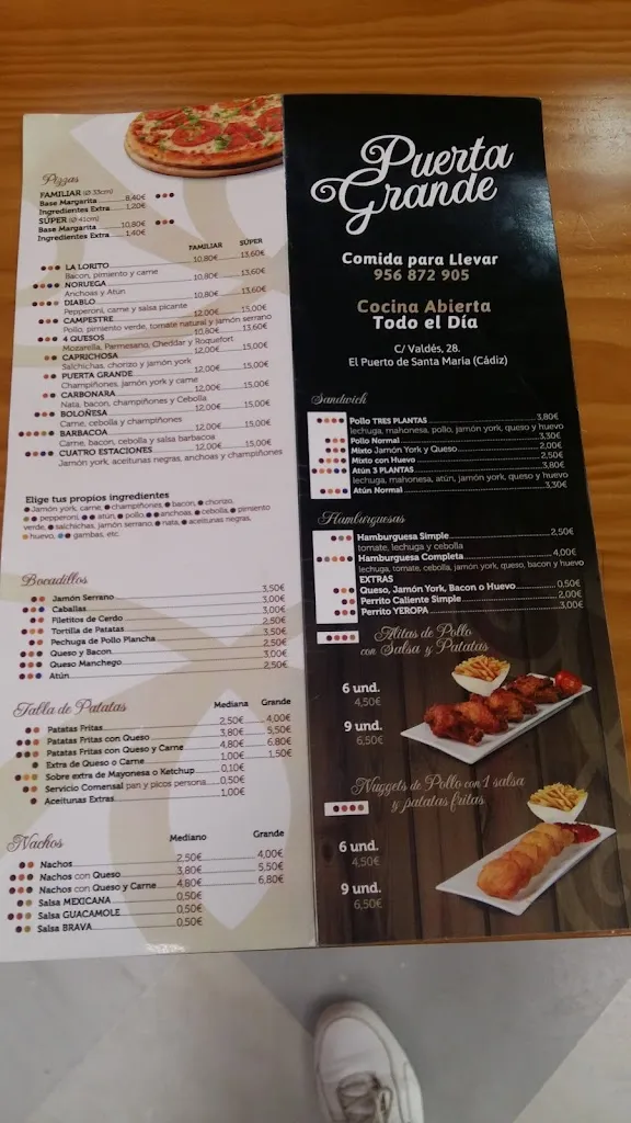 Menu_Bar Puerta Grande_Puerto de Santa María El_image_4