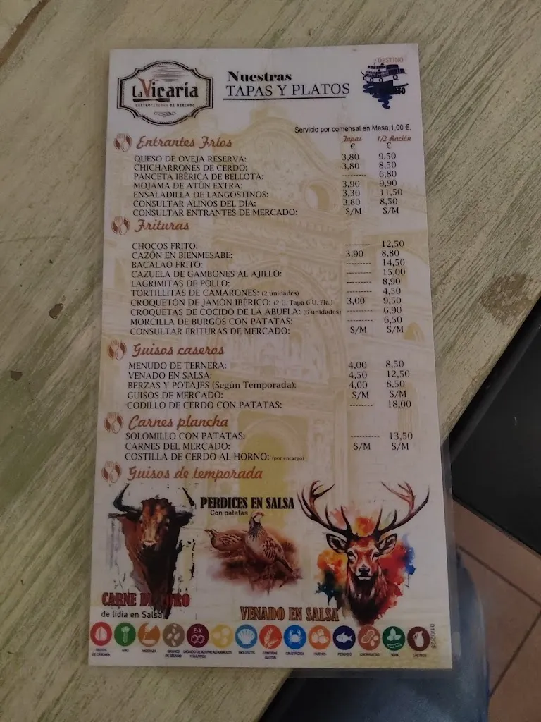 Menu_Taberna & Bar La Vicaría_Puerto de Santa María El_image_1