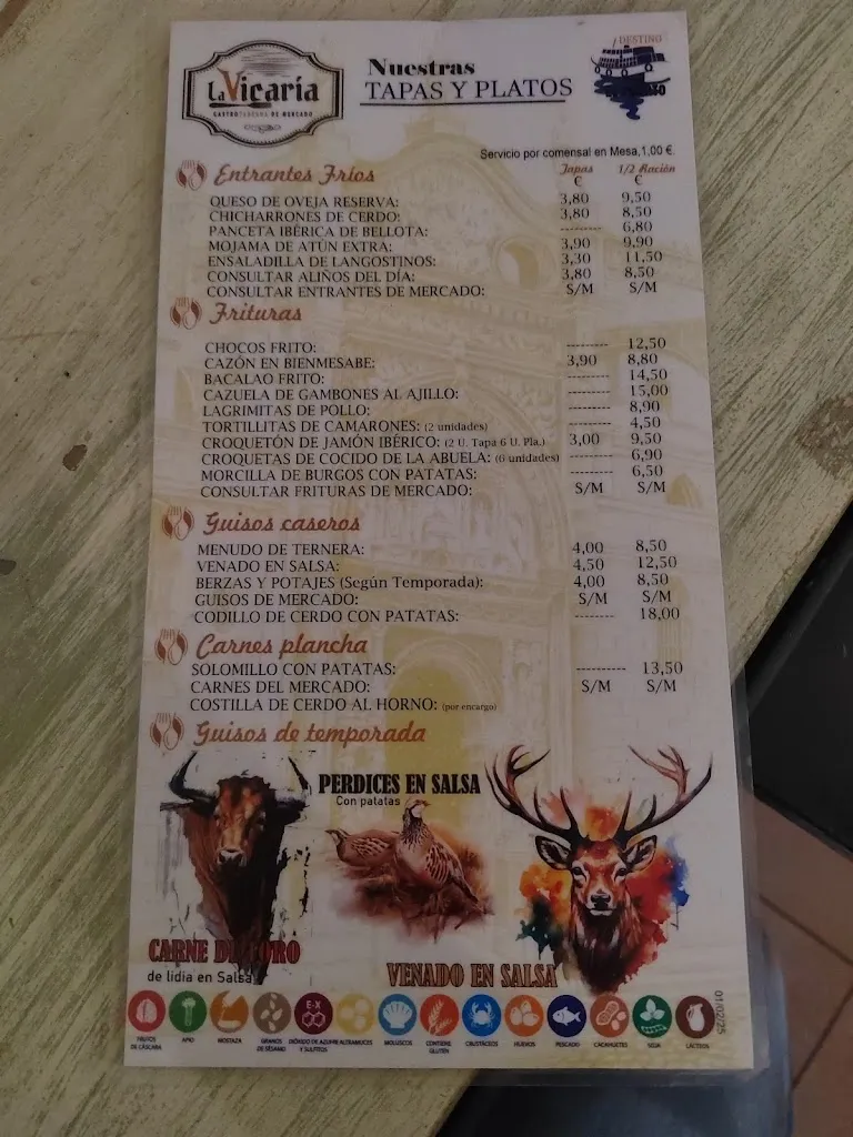 Menu_Taberna & Bar La Vicaría_Puerto de Santa María El_image_2
