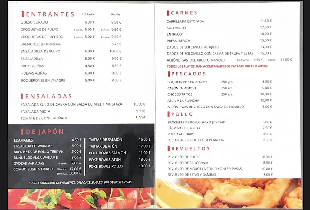 Menu_Shiko Bar_Puerto de Santa María El_image_1