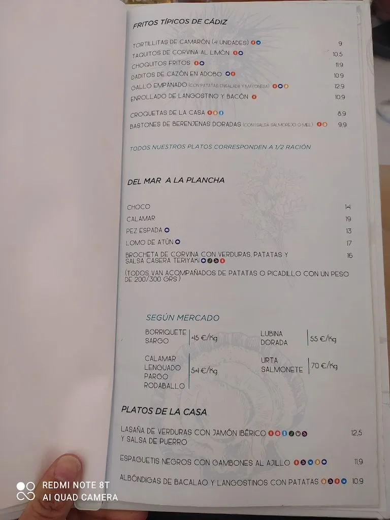 Menu_Restaurante Casa Pepe Puerto Sherry_Puerto de Santa María El_image_1