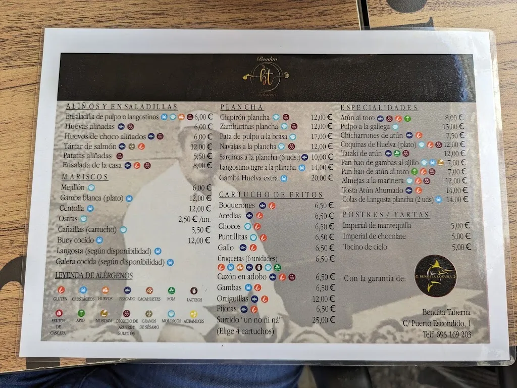 Menu_Bendita Taberna_Puerto de Santa María El_image_2
