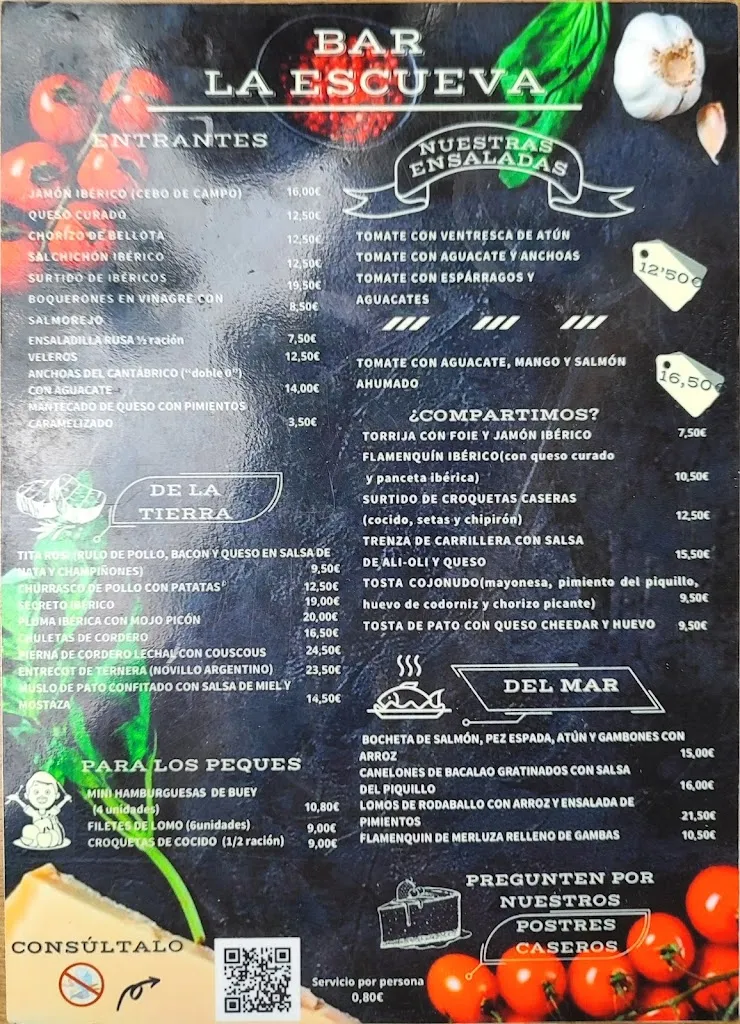 Menu_Bar La Escueva_Setenil de las Bodegas_image_1