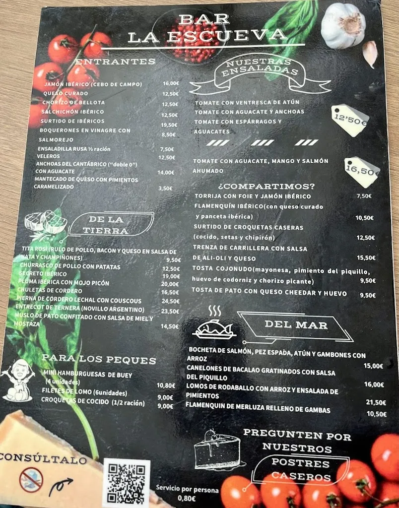 Menu_Bar La Escueva_Setenil de las Bodegas_image_2