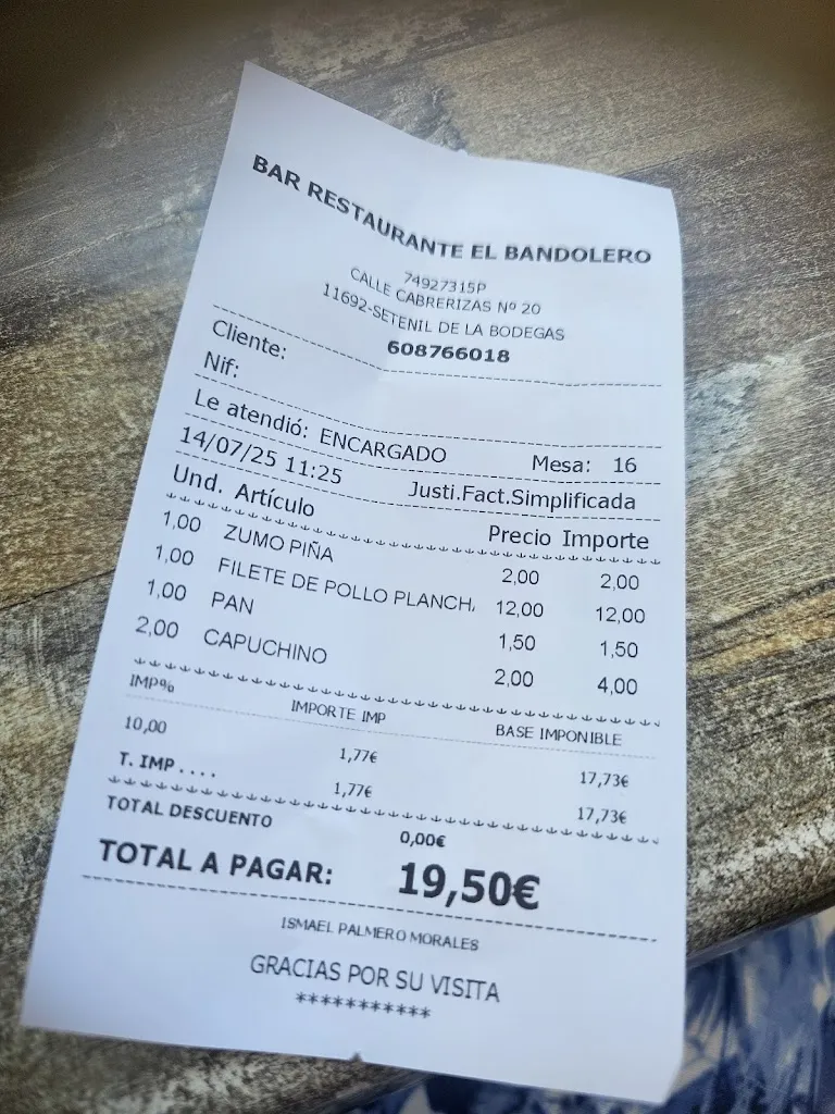 Brittany Mosier_Bar Restaurante Cueva El Bandolero_Setenil de las Bodegas_review