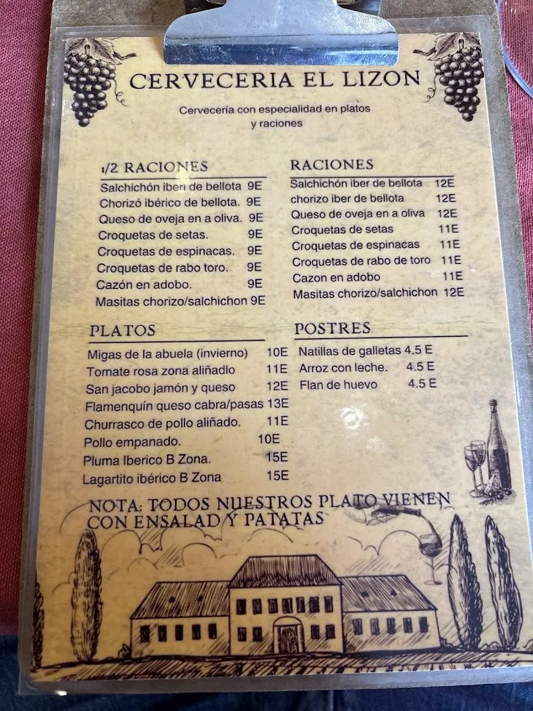 Menu_Restaurante el lizon_Setenil de las Bodegas_image_1