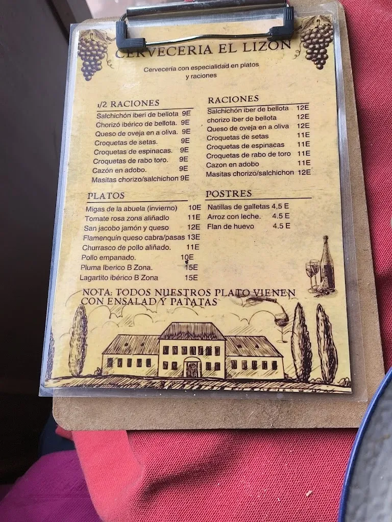 Menu_Restaurante el lizon_Setenil de las Bodegas_image_2