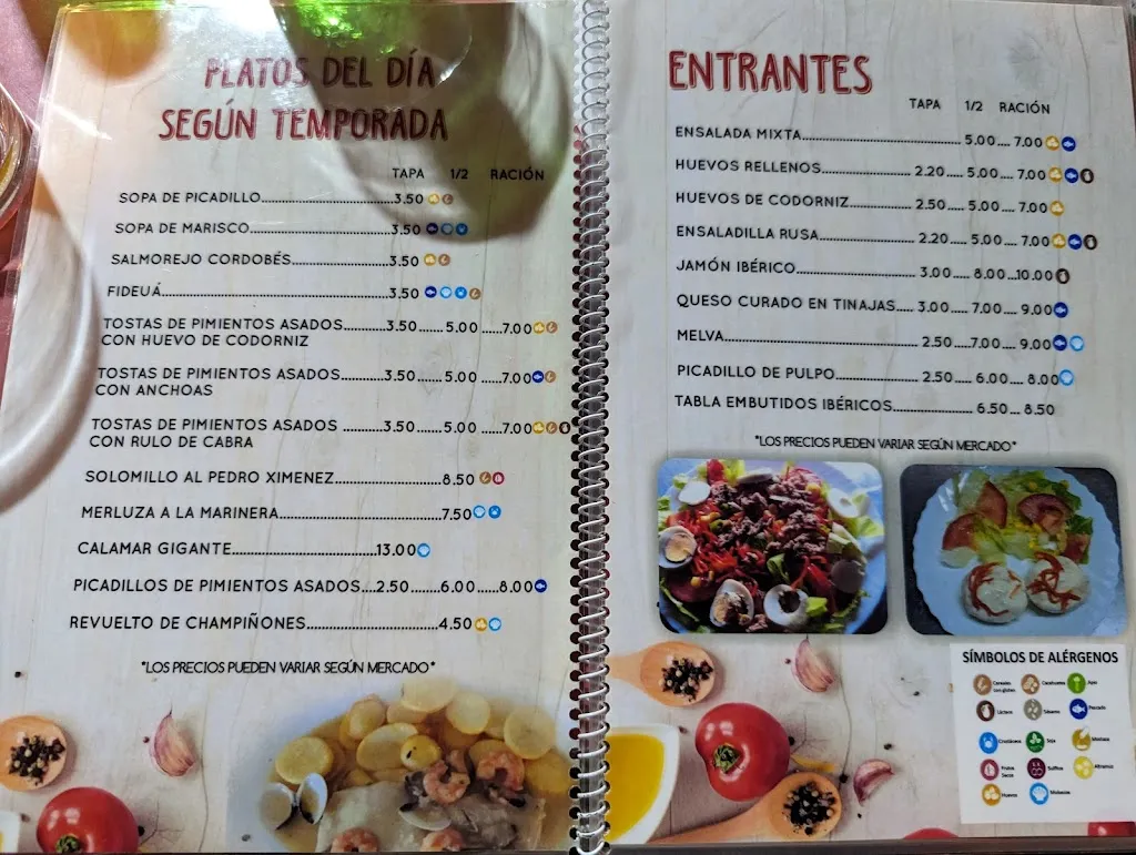 Menu_Bar Restaurante Chema_Torre Alháquime_image_2