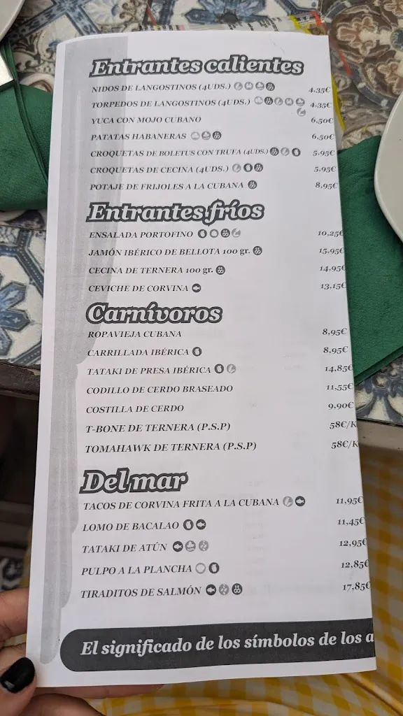 Menu_Restaurante PORTOFINO_Puerto Real_immagine_4