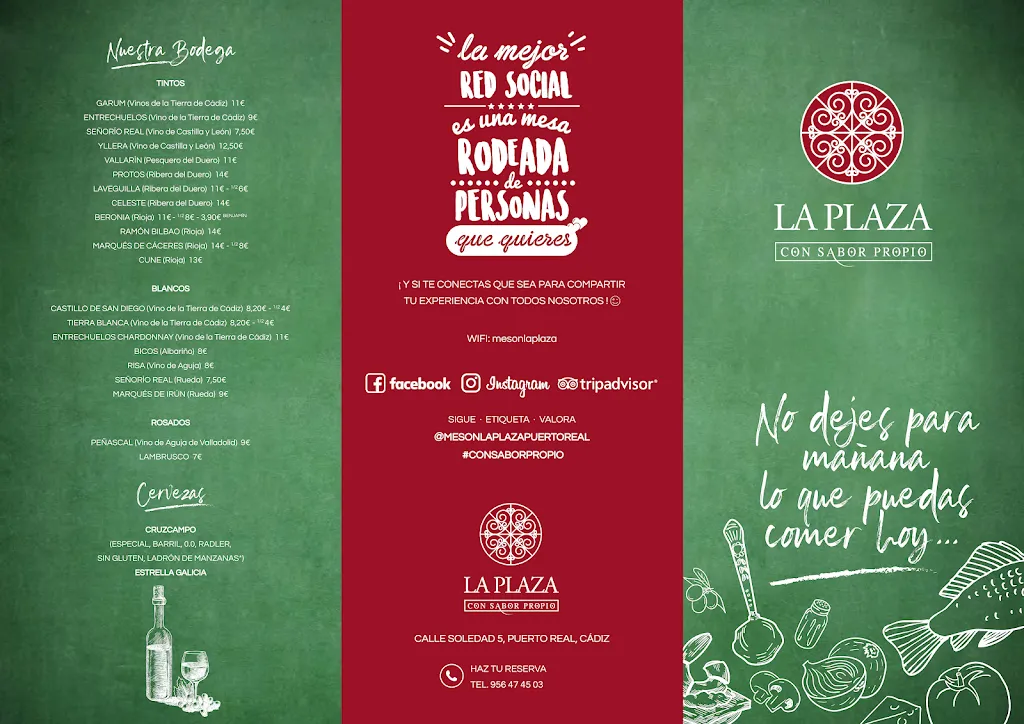 Menu_Mesón La Plaza_Puerto Real_image_3