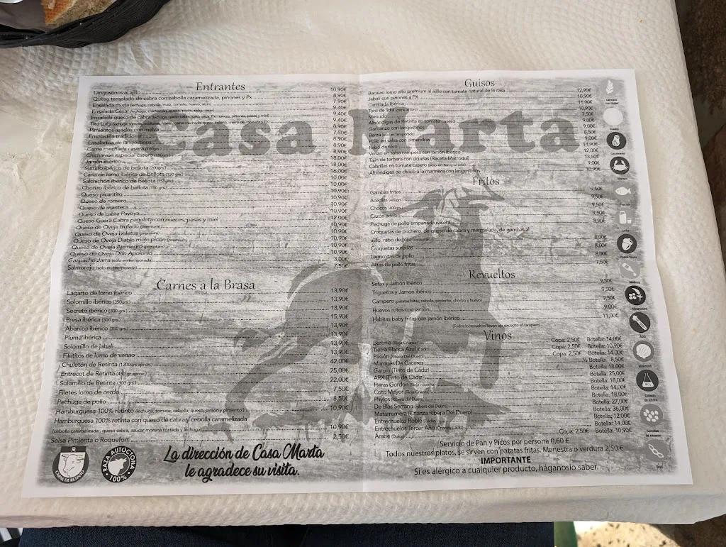 Menu_Bar Casa Marta_Puerto Real_image_3