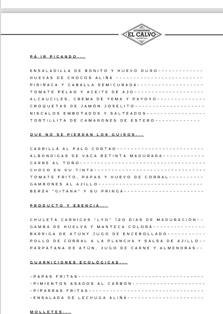 Menu_Ultramarinos El Calvo_Puerto Real_immagine_1